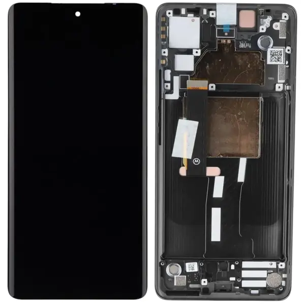 MR3_124333 Дисплей motorola xt2243 moto edge 30 fusion, з сенсором, та рамкою black сервісний оригінал 