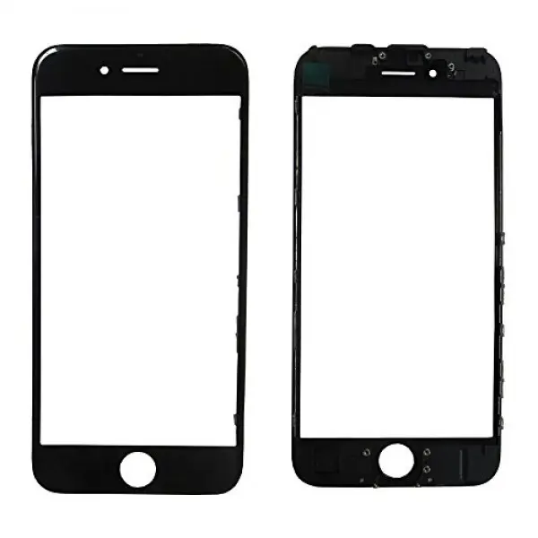 MR3_105030 Скло корпусу для iphone 6 plus з oca-плівкою та рамкою black оригінал 