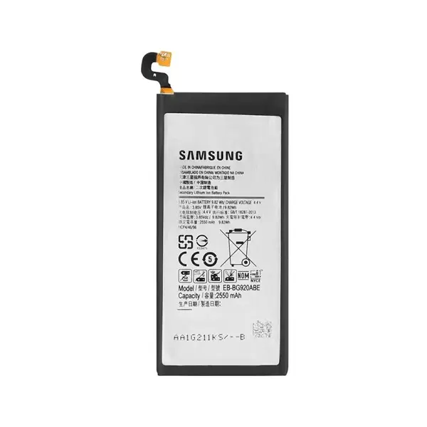 MR3_109398 Акумулятор samsung g920 galaxy s6 (eb-bg920abe), оригінал (prc), (тех. пак) 