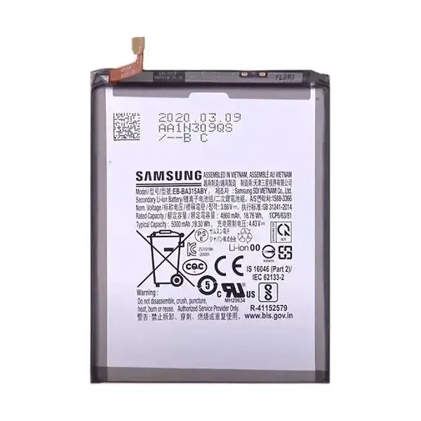 MR3_110271 Акумулятор samsung a315 galaxy a31 (2020), (eb-ba315aby), оригінал (prc), (тех. пак) 