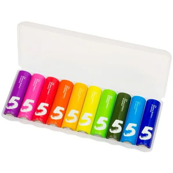 MR3_115265 Батарейки xiaomi rainbow zi5 lr6, aa (пальчикові, упаковка 10шт.) 