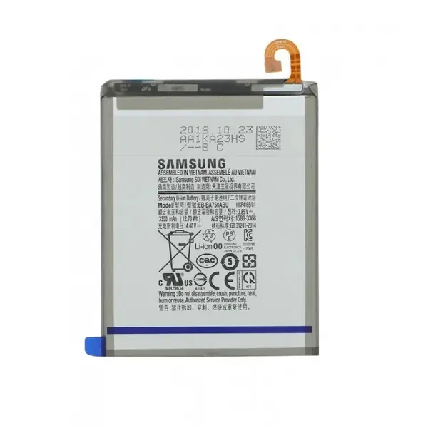 MR3_115323 Акумулятор samsung a105, m105, a750 galaxy a10, m10, a7 (2018), (eb-ba750abe), оригінал (prc), (тех. пак) 