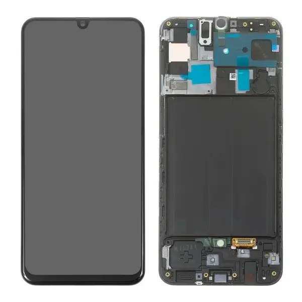 MR3_115511 Дисплей samsung sm-a305, a505 galaxy a30, a50 (2019), з сенсором, та рамкою black oled (big size) 