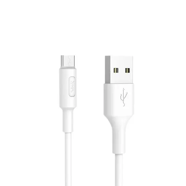 MR3_116358 Кабель usb hoco x25 soarer micro-usb 2a 1m білий 