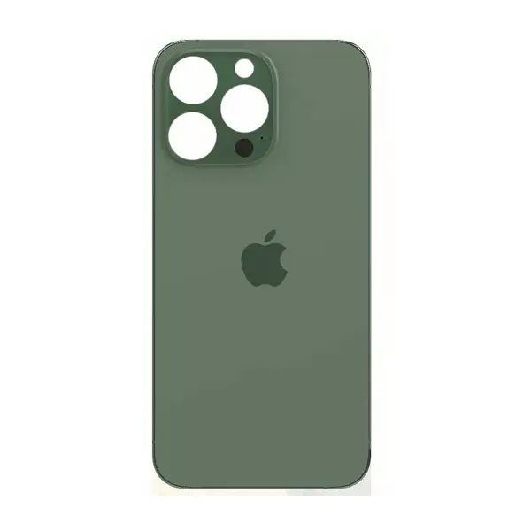MR3_119987 Задня кришка (скло) iphone 13 pro alpine green (big hole), сервісний оригінал 