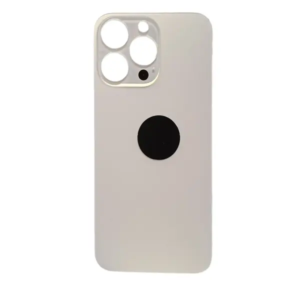 MR3_119989 Задня кришка (скло) iphone 13 pro gold (big hole), сервісний оригінал 