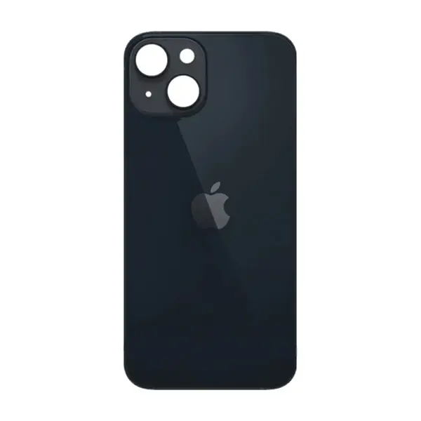 MR3_120041 Задня кришка (скло) iphone 13 mini midnight (big hole), сервісний оригінал 