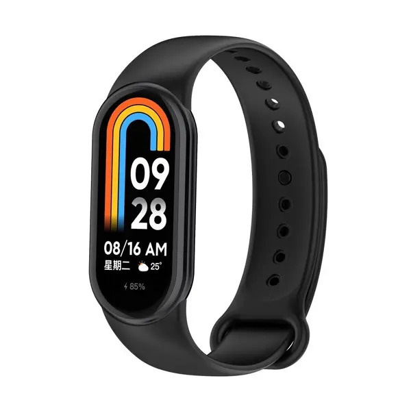 MR3_120305 Ремінець xiaomi mi band 8, mi band 9, mi band 10 black 