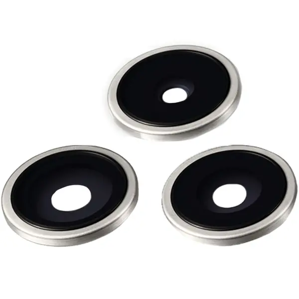MR3_120557 Скло камери для iphone 15 pro, з рамкою білий titanium (комплект 3шт.) 