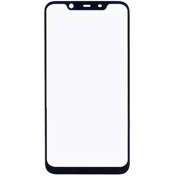MR3_121882 Скло корпусу для nokia 8.1 dual sim з oca-плівкою, black 
