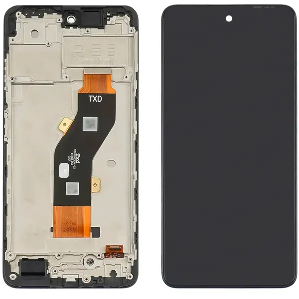 MR3_123211 Дисплей tecno spark 20 (kj5n), з сенсором, та рамкою black 