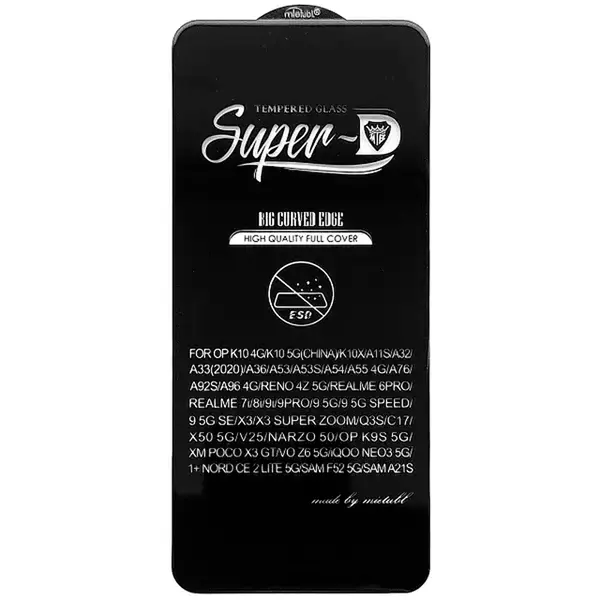 MR3_123615 Скло oppo a93 5g, a74 5g (mietubl super-d, black) без упаковки 