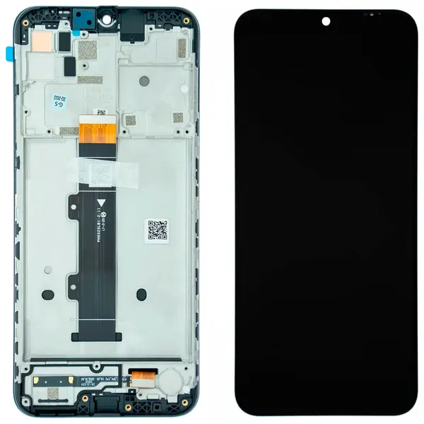 MR3_123931 Дисплей motorola xt2128 moto g20, з сенсором, і рамкою black сервісний оригінал 