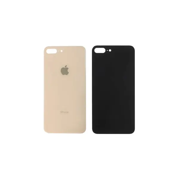 MR3_68189 Задня кришка (скло) iphone 8 plus gold (big hole) 