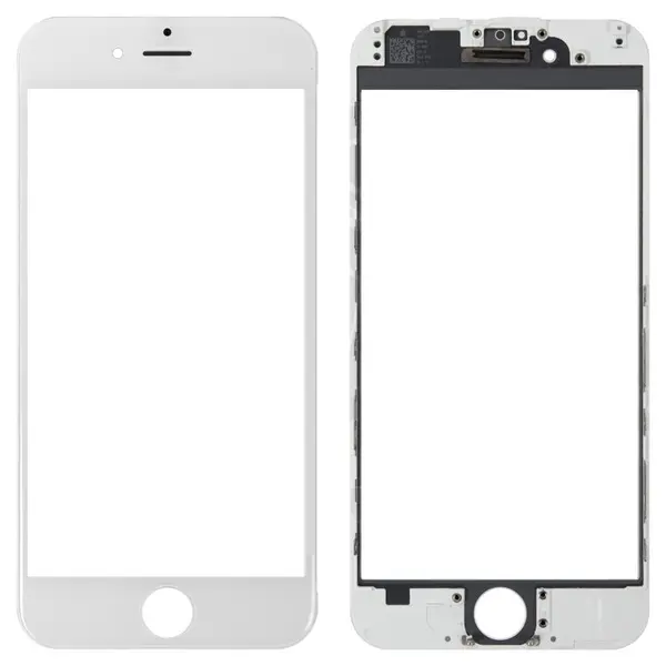 MR3_68891 Скло корпусу для iphone 6 з oca-плівкою та рамкою білий PRC