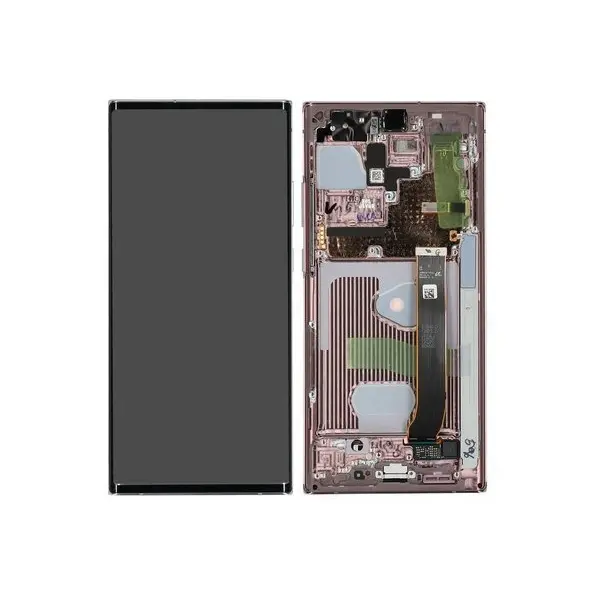 MR3_108043 Дисплей samsung sm-n985 galaxy note 20 ultra, з сенсором, та рамкою bronze сервісний оригінал 