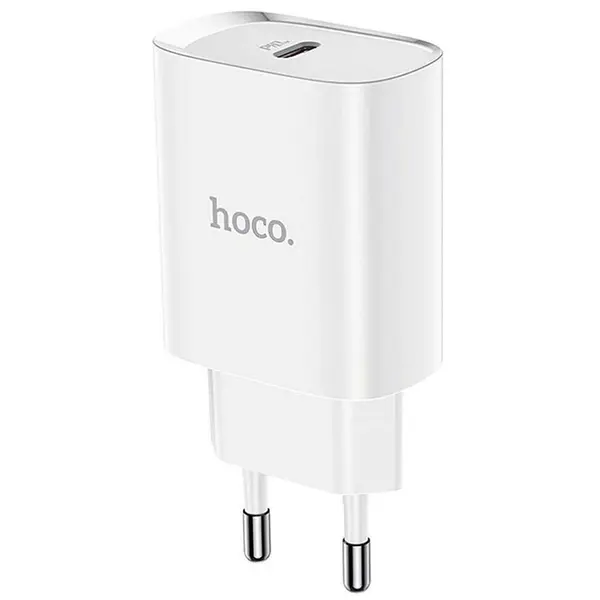 MR3_115585 Мережевий зарядний пристрій hoco n14 pd (20w, type-c) білий 