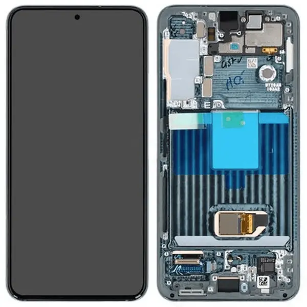 MR3_115934 Дисплей samsung sm-s901 galaxy s22 (2022), з сенсором, та рамкою graphite green сервісний оригінал 