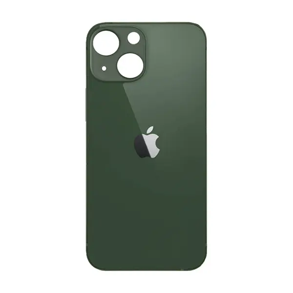 MR3_120038 Задня кришка (скло) iphone 13 mini green (big hole), сервісний оригінал 
