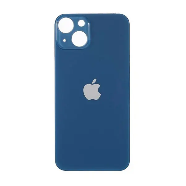 MR3_120043 Задня кришка (скло) iphone 13 mini blue (big hole), сервісний оригінал 