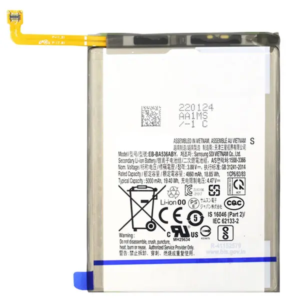 MR3_120784 Акумулятор samsung a335, a535 galaxy a33, a53 (eb-ba536aby), (aaaa), (без logo) 