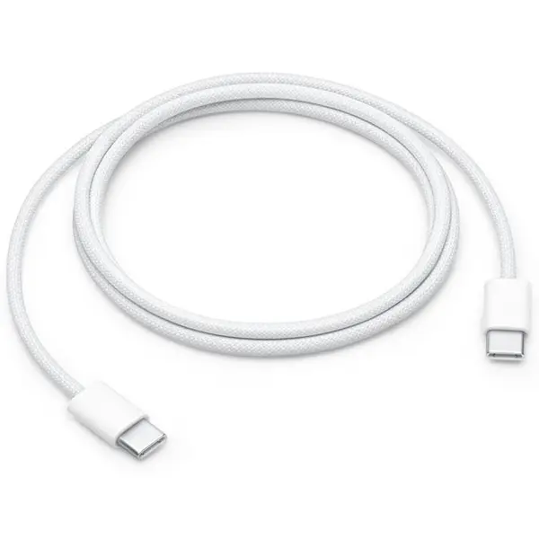 MR3_120805 Кабель pd type-c to type-c apple woven charge cable, 1m білий оригінал 
