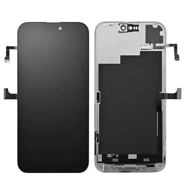 MR3_121066 Дисплей iphone 15 pro max, з сенсором, та рамкою black, знятий оригінал 