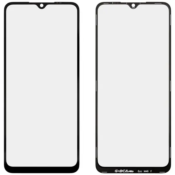 MR3_121912 Скло корпусу для g, oca pro redmi 10c, redmi 10 power, poco c40 з oca-плівкою, black 