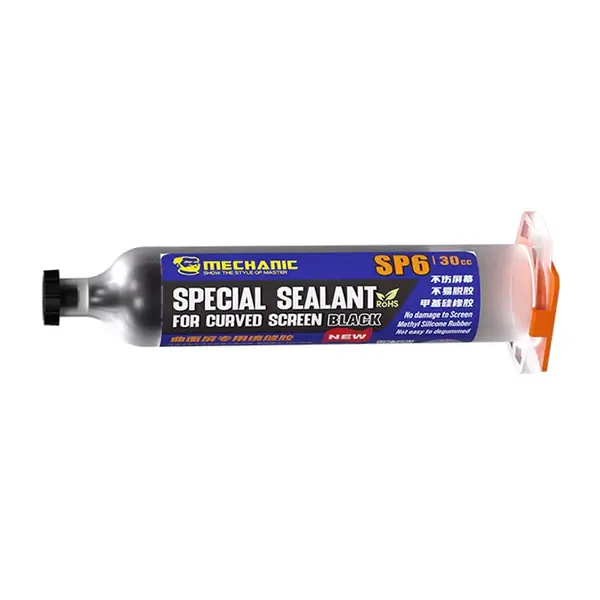 MR3_122348 Клей-герметик mechanic sp6 30ml чорний, у шприці (для корпусної рамки) 