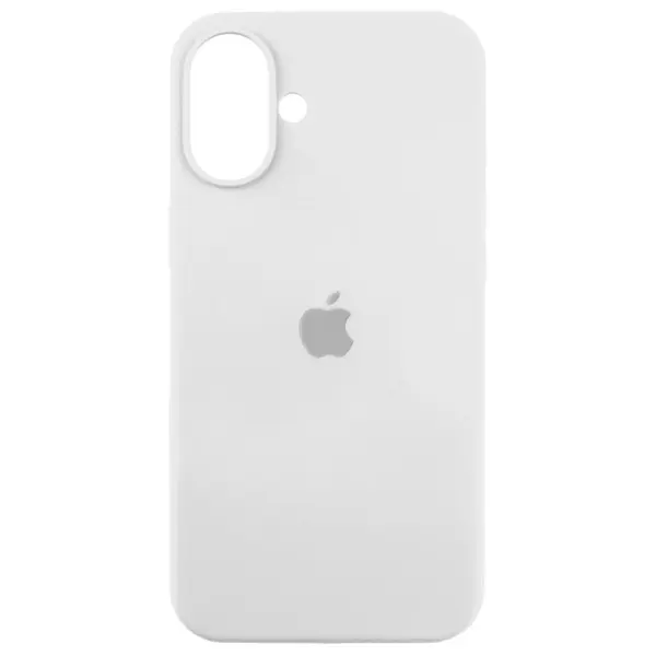 MR3_122369 Чохол silicone case для iphone 16 (9) білий (закритий низ) 