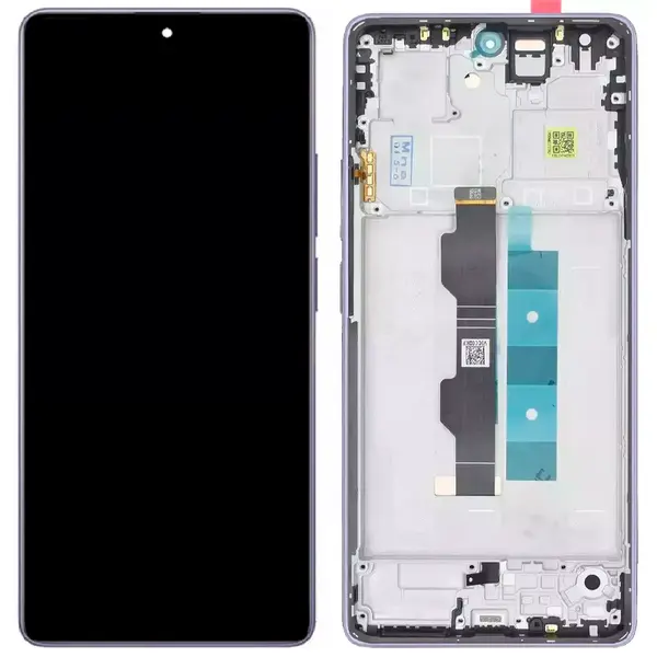 MR3_122466 Дисплей redmi note 13 pro 4g, note 14s, poco m6 pro 4g, з сенсором, та рамкою lavender пурпуровий сервісний оригінал 