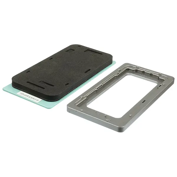MR3_122530 Комплект форм з металу та гуми для iphone 15 plus, для відцентрування і склеювання дисплея 