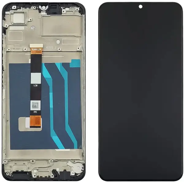 MR3_122619 Дисплей realme c53, з сенсором, та рамкою black 