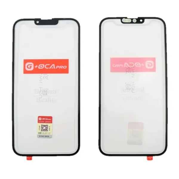MR3_122696 Скло корпуса g, oca pro iphone 13 pro max з oca-плівкою black оригінал 