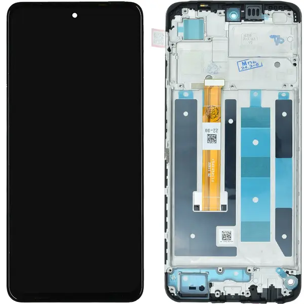 MR3_122787 Дисплей realme c55, з сенсором, та рамкою black original prc 