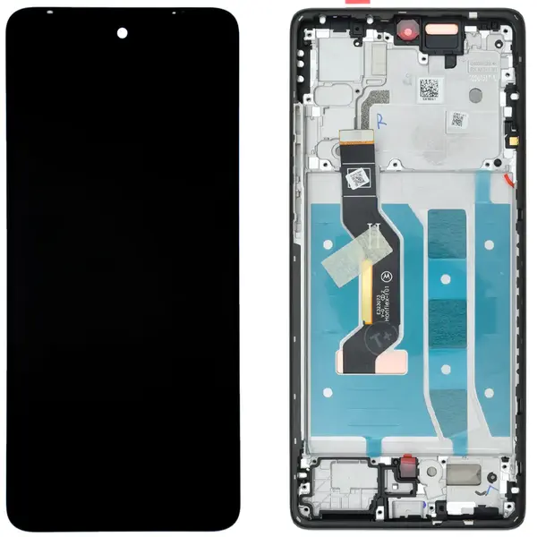MR3_123175 Дисплей motorola xt2427 moto g85, з сенсором, та рамкою black сервісний оригінал 