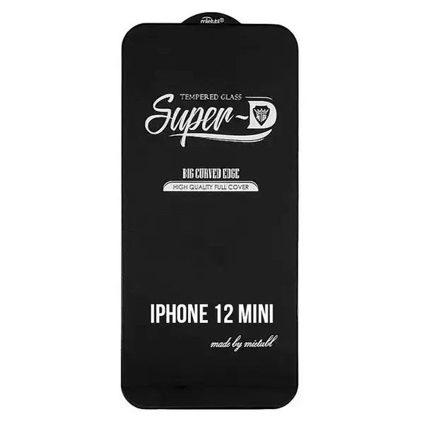MR3_123795 Скло iphone 12 mini mietubl super-d чорний, без упаковки 