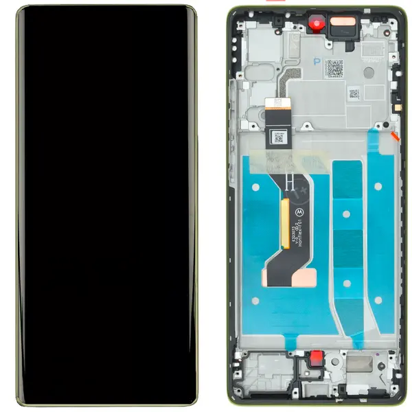 MR3_123935 Дисплей motorola xt2427 moto g85, з сенсором, та рамкою olive green сервісний оригінал 
