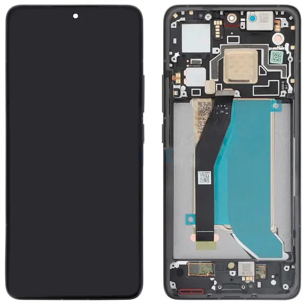 MR3_124190 Дисплей xiaomi 14t pro 5g, з сенсором, та рамкою titan black сервісний оригінал 