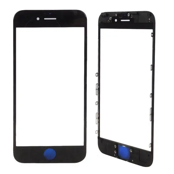 MR3_74829 Скло корпусу для iphone 7 plus з oca-плівкою та рамкою black 