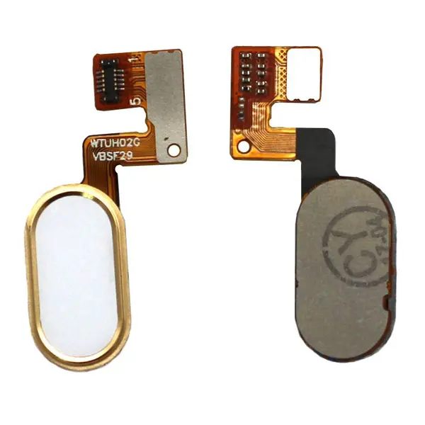 MR3_90426 Шлейф meizu m3 note m681h (10pin) з кнопкою меню (home) gold 