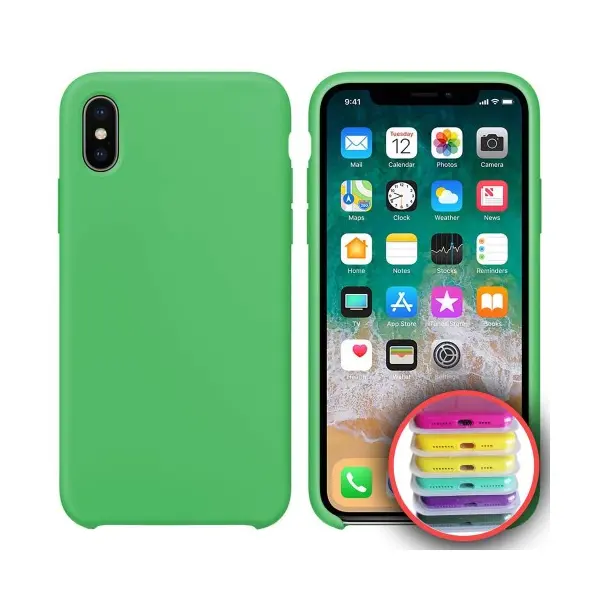 ЧОХОЛ SILICONE CASE FULL COPY ДЛЯ IPHONE XS MAX (50) SPEARMINT