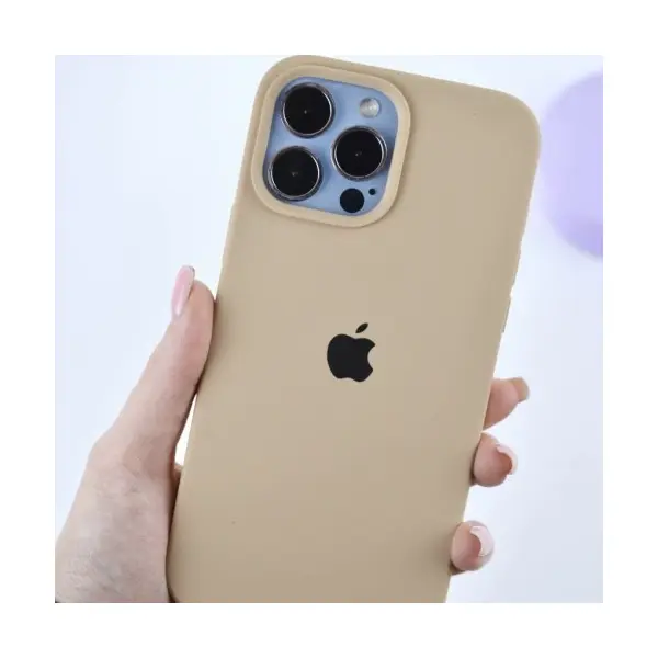 ЧОХОЛ SILICONE CASE FULL COPY ДЛЯ IPHONE 13 PRO (66) KUMQUAT