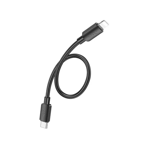 КАБЕЛЬ PD HOCO X96 HYPER PD CHARGING DATA CABLE LIGHTNING (L=0.25M), ЧОРНИЙ