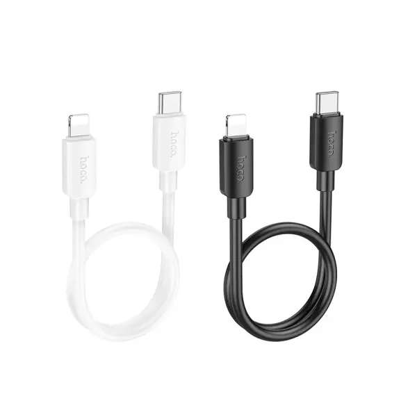 КАБЕЛЬ PD HOCO X96 HYPER PD CHARGING DATA CABLE LIGHTNING (L=0.25M), ЧОРНИЙ