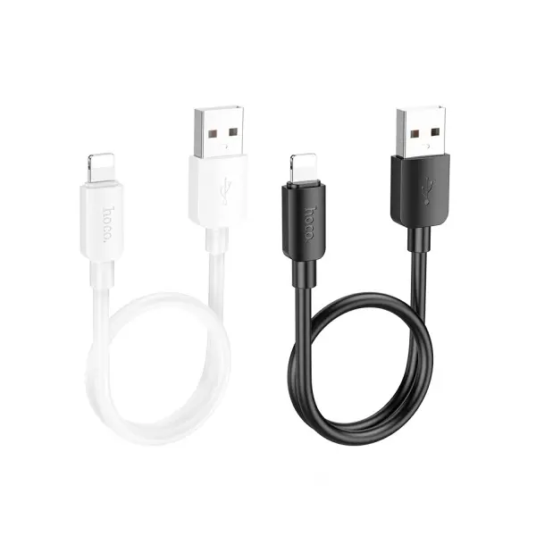 КАБЕЛЬ HOCO X96 HYPER CHARGING DATA CABLE LIGHTNING (L=0.25M), ЧОРНИЙ