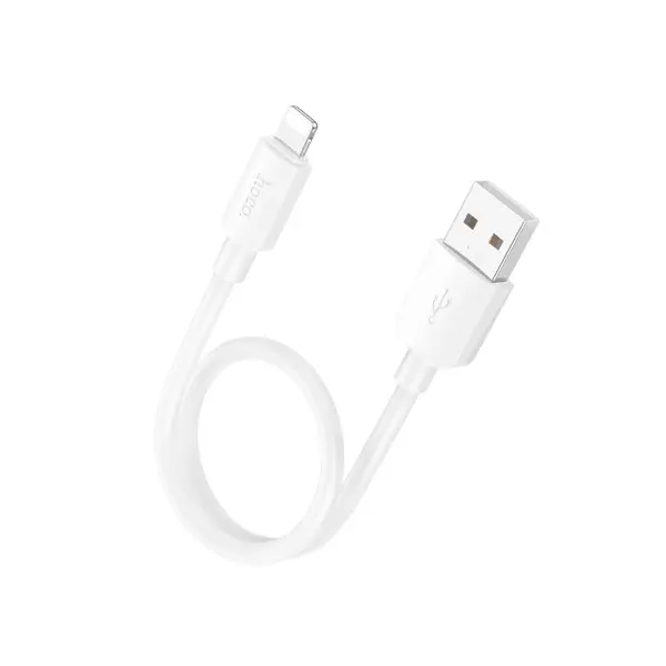 КАБЕЛЬ HOCO X96 HYPER CHARGING DATA CABLE LIGHTNING (L=0.25M), БІЛИЙ