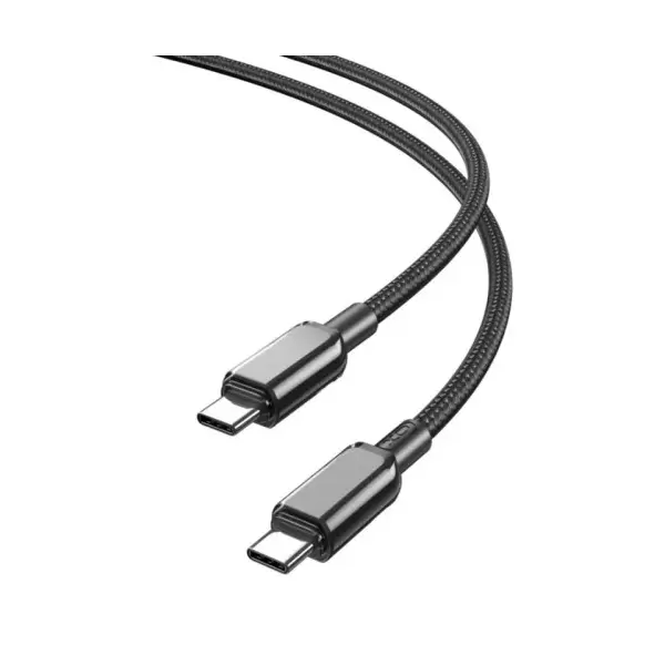 КАБЕЛЬ XO NB-Q250B PD 60W, 1M TYPE-C TO TYPE-C FAST CHARGING, ЧОРНИЙ
