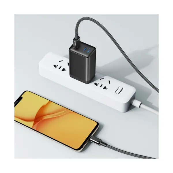КАБЕЛЬ XO NB-Q250B PD 60W, 1M TYPE-C TO TYPE-C FAST CHARGING, ЧОРНИЙ