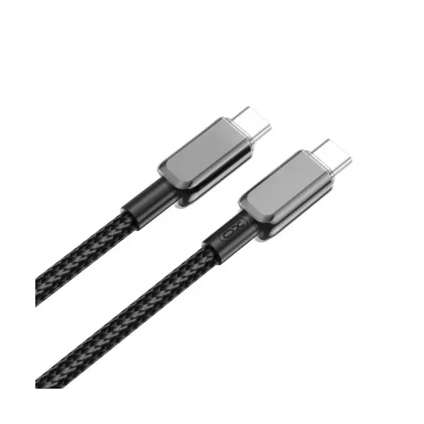 КАБЕЛЬ XO NB-Q250B PD 60W, 1M TYPE-C TO TYPE-C FAST CHARGING, ЧОРНИЙ